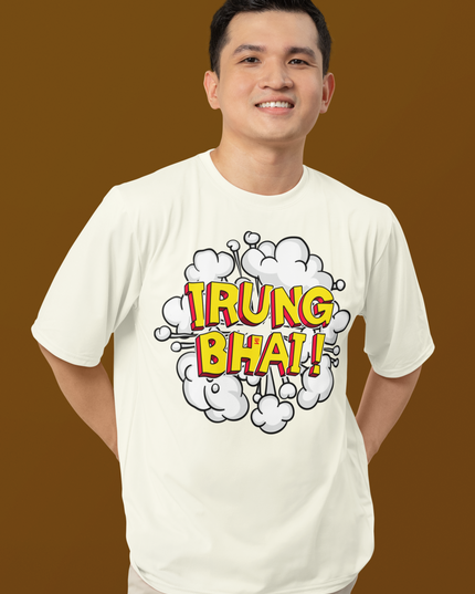 Irung Bhai Graphic Printed Oversized T-Shirt - Unisex - Inkstring