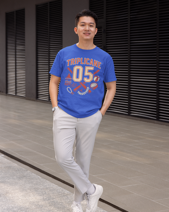 Triplicane - Round Neck T-Shirt - Inkstring