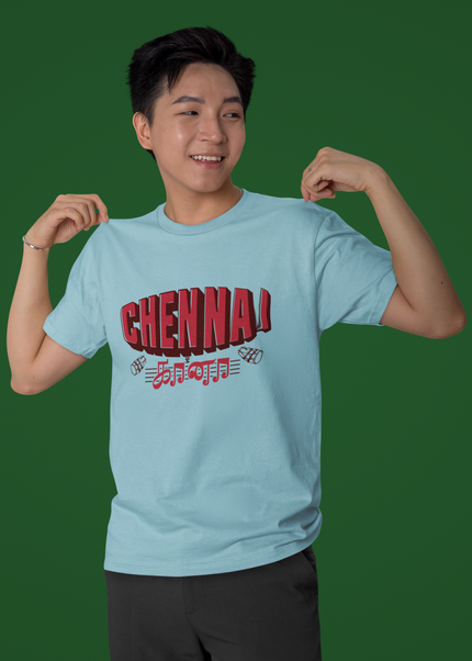Chennai Ghaana Round Neck T-Shirt - Inkstring