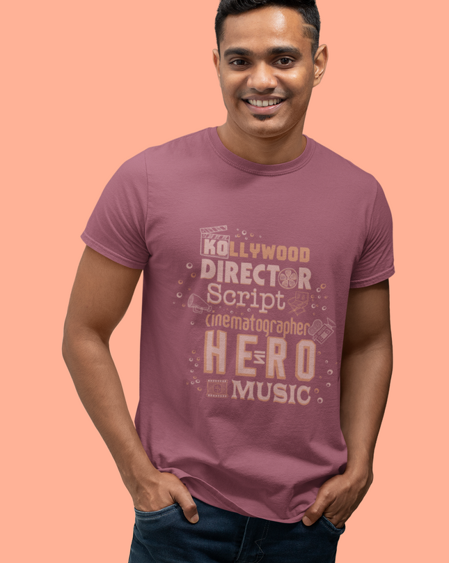 Kollywood Director Movie Music Round Neck T-Shirt