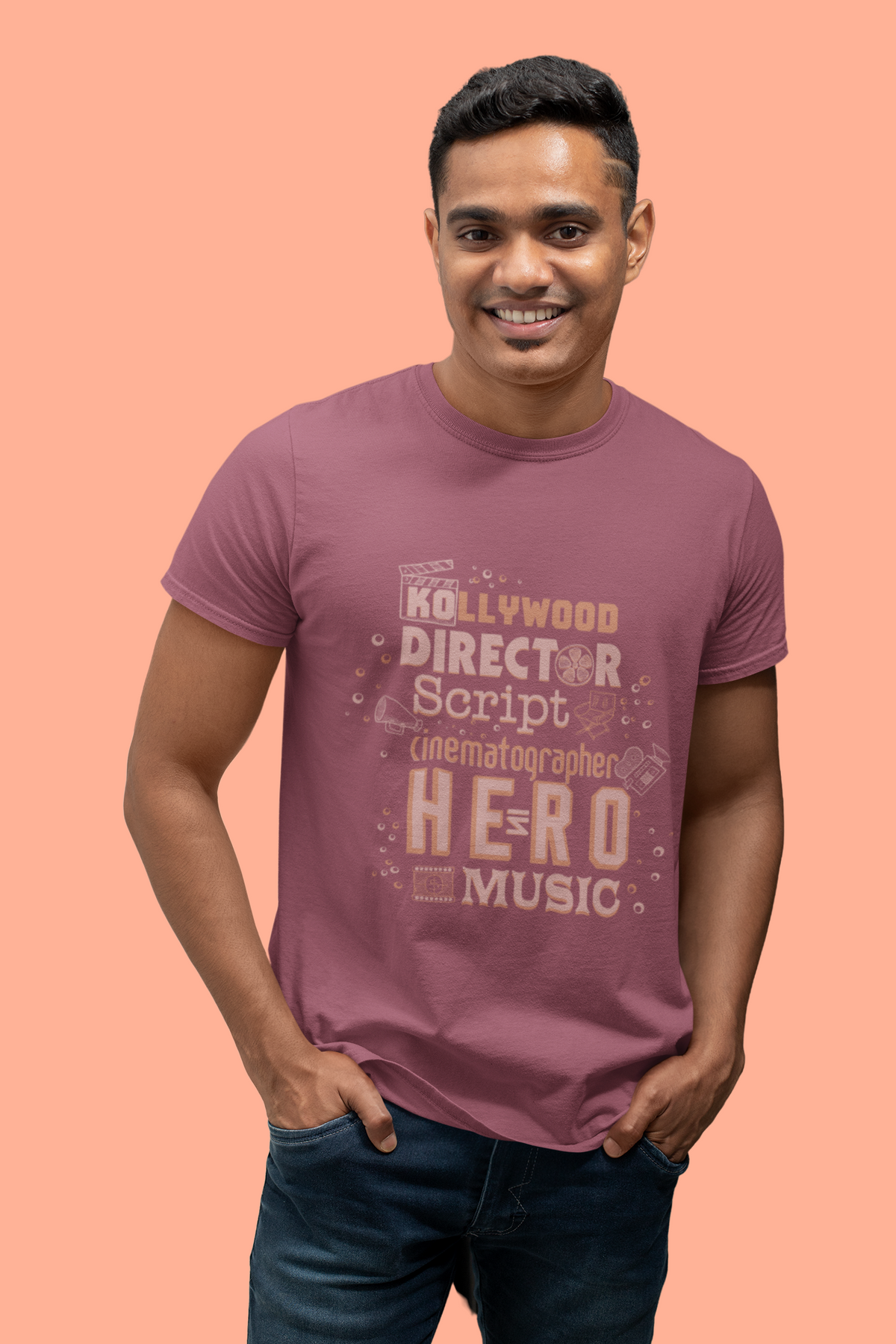 Kollywood Director Movie Music Round Neck T-Shirt