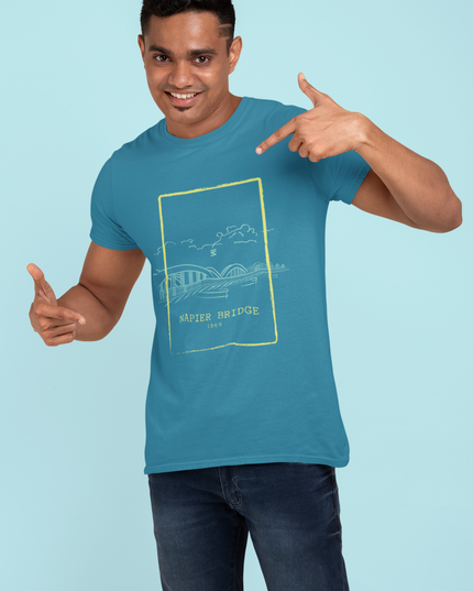 Napier Bridge Chennai Round Neck T-Shirt