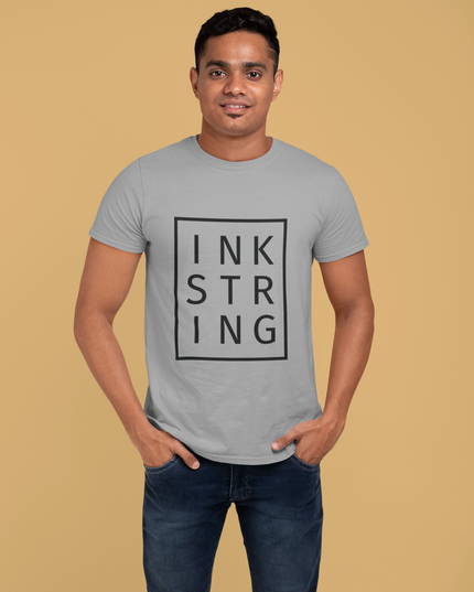 Inkstring Box Round Neck T-Shirt - Inkstring