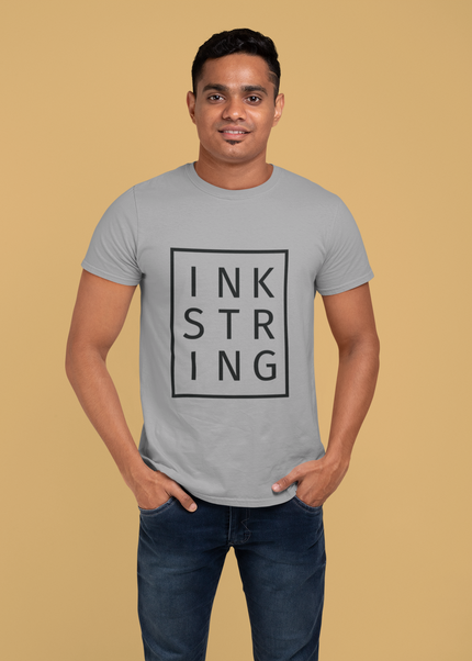 Inkstring Box Round Neck T-Shirt - Inkstring