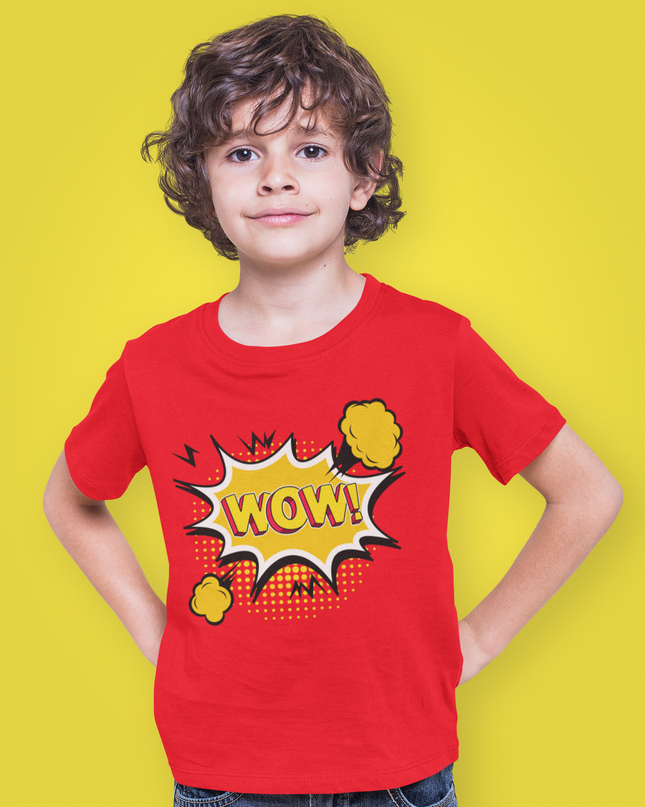 Wow Graphic printed T-Shirt - Inkstring