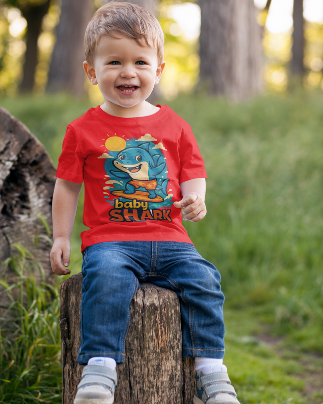 Baby Shark Graphic printed T-Shirt - Inkstring